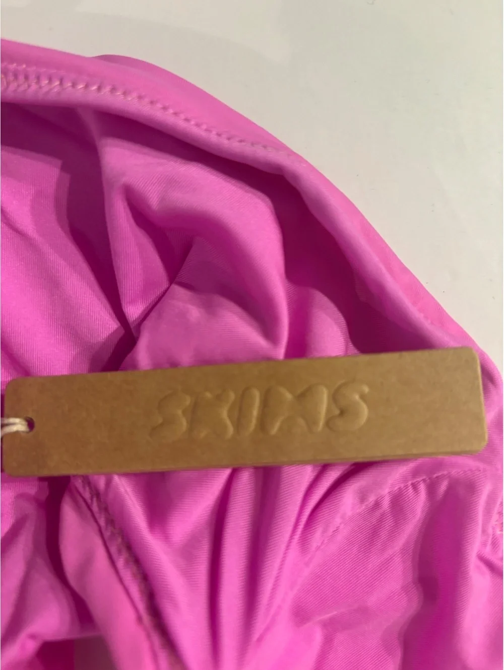 SKIMS Recycled Swim Hipster Bikini Bottoms S Neon Orchid Pink NWT
